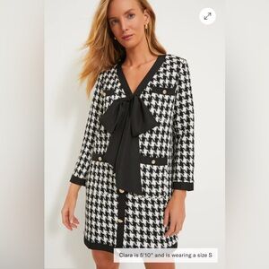 Pomander place coco tweed bow dress